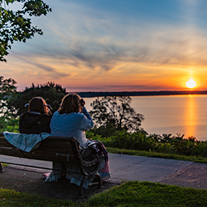 Two students looking out at the lake. Links to Gifts of Cash, Checks, and Credit Cards Two students looking out at the lake. Links to Gifts of Cash, Checks, and Credit Cards